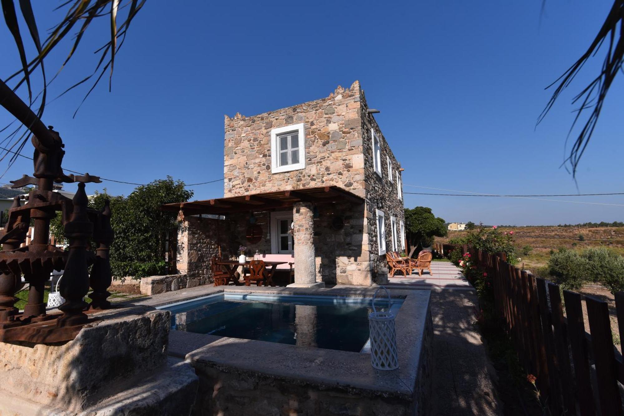Traditional Kos Villa With Swimming Pool, Lawn Yard And Bbq Eksteriør bilde