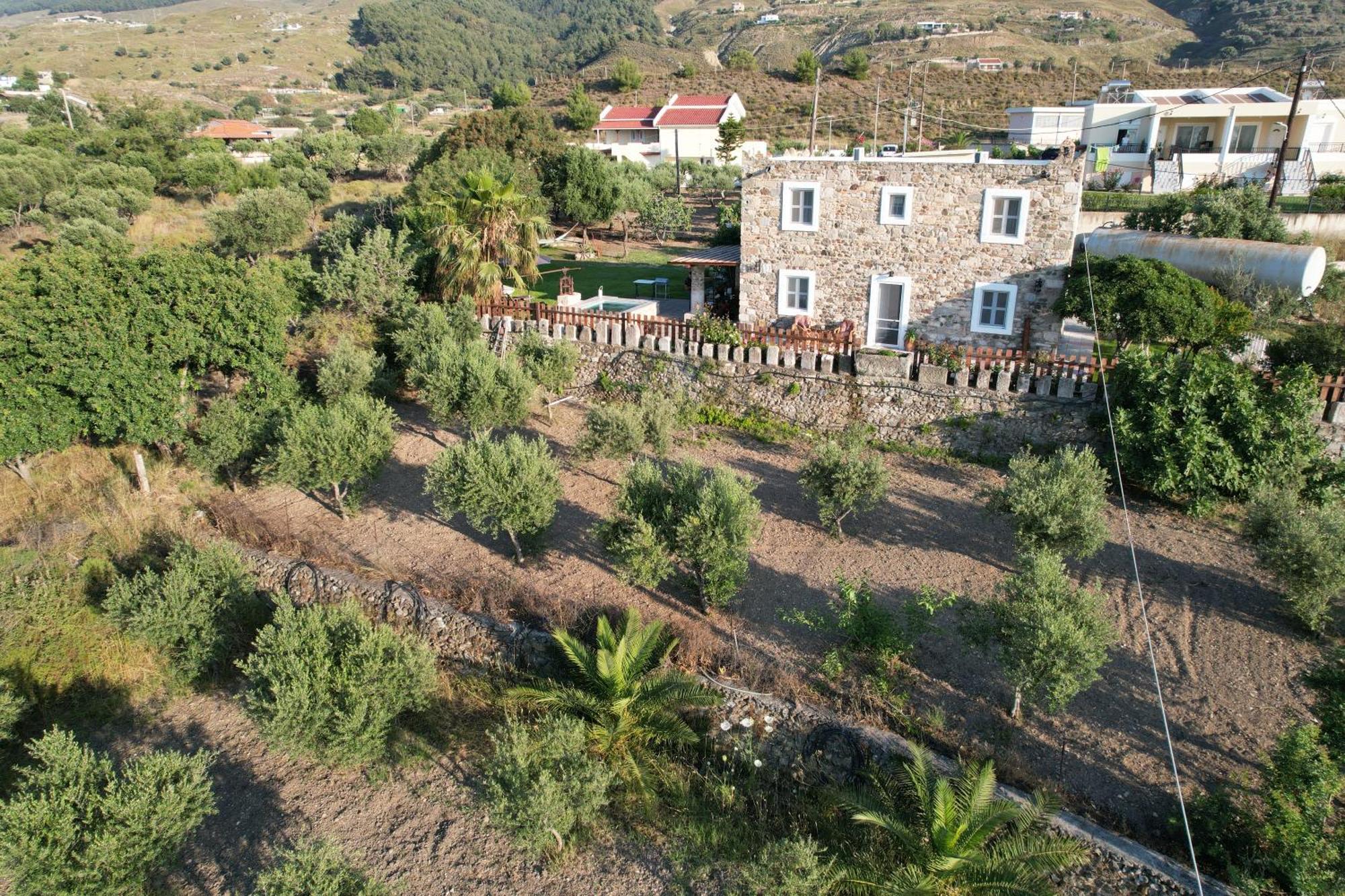 Traditional Kos Villa With Swimming Pool, Lawn Yard And Bbq Eksteriør bilde