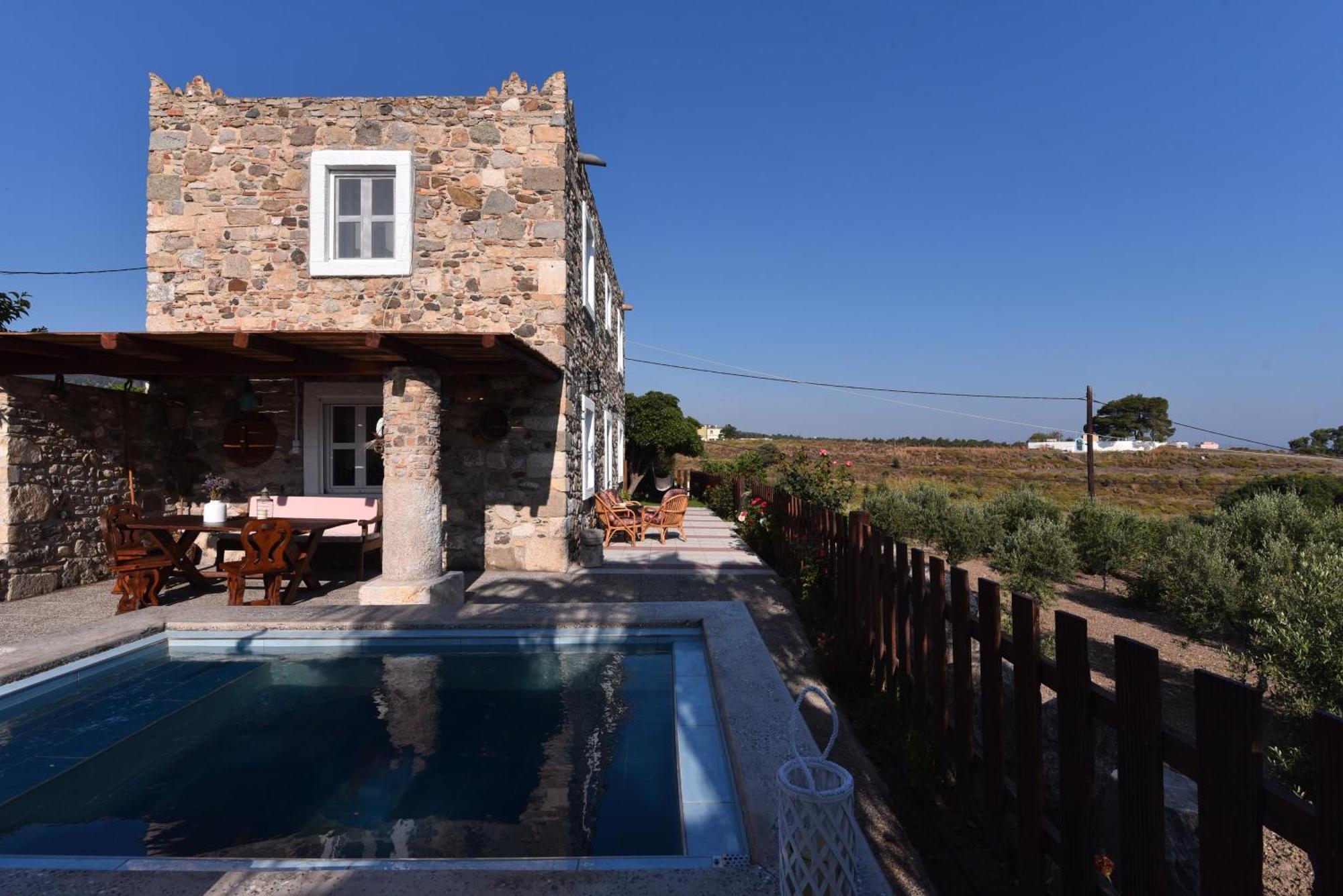 Traditional Kos Villa With Swimming Pool, Lawn Yard And Bbq Eksteriør bilde