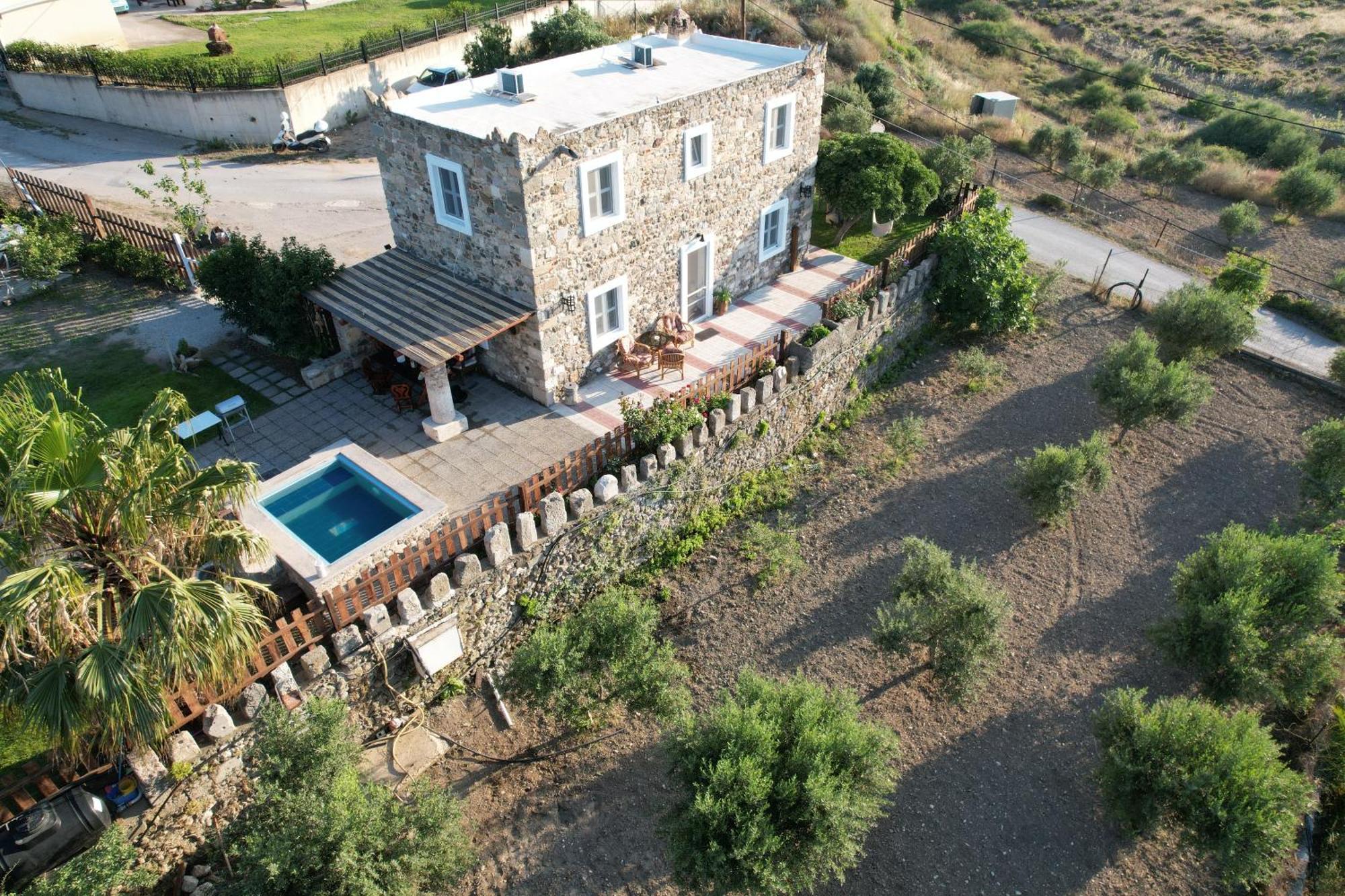 Traditional Kos Villa With Swimming Pool, Lawn Yard And Bbq Eksteriør bilde