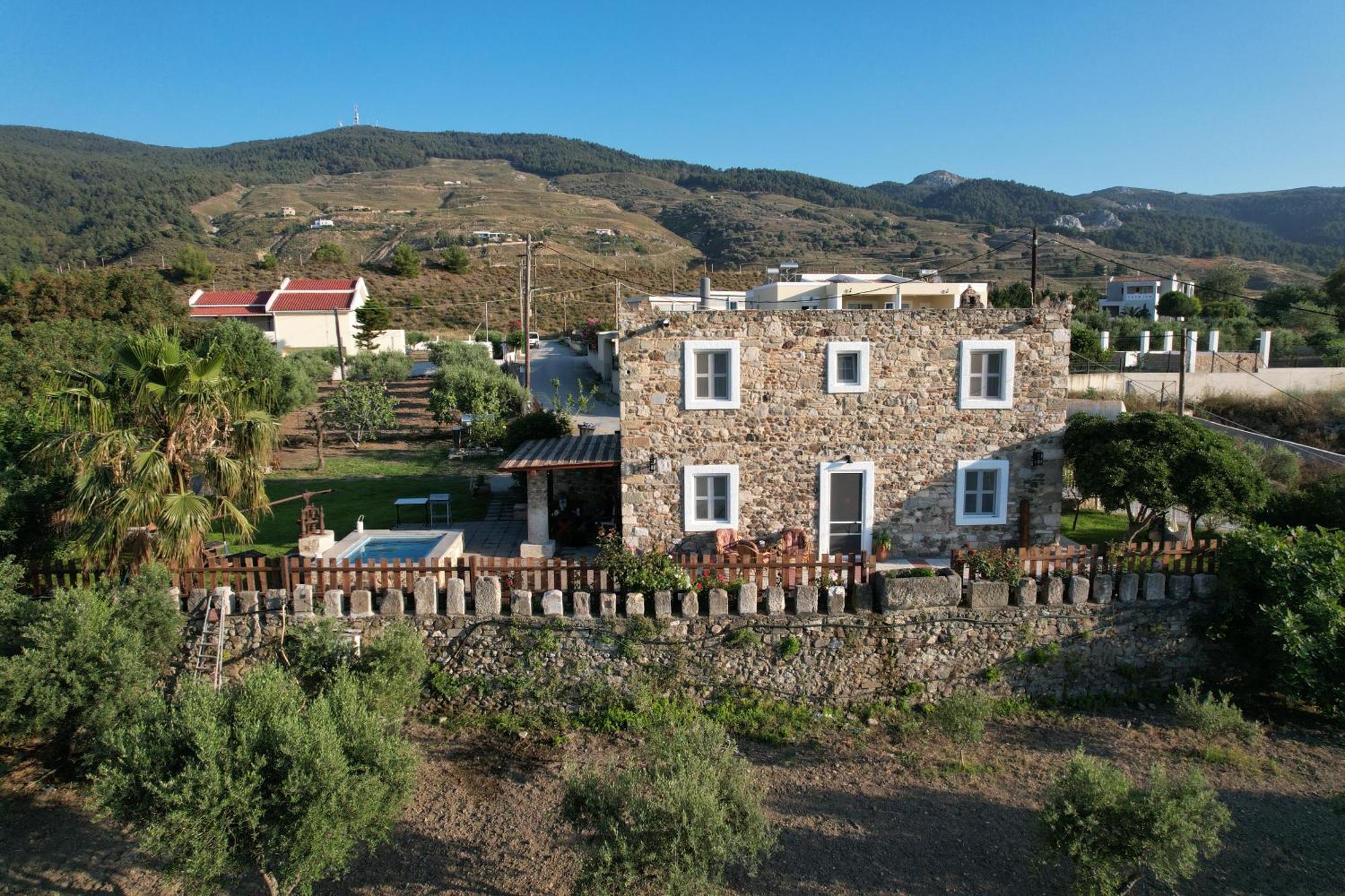 Traditional Kos Villa With Swimming Pool, Lawn Yard And Bbq Eksteriør bilde